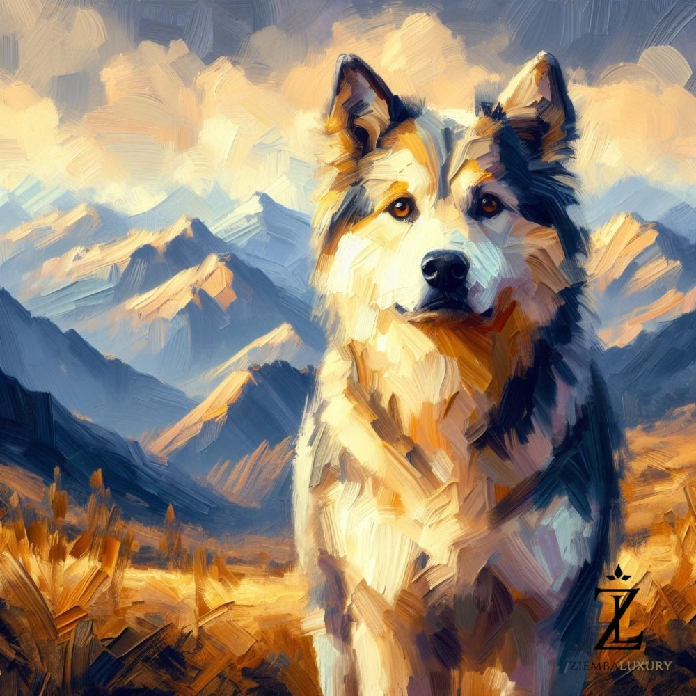 dog painting from photo
